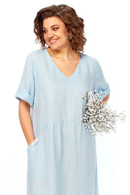 Платье Diamant 2172 голубой  фото 4