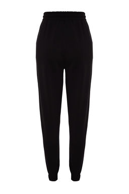 Siyah Kal?n Ici Polarl? Basic Orme Esofman Alt? Pantolon TWOAW22EA0468