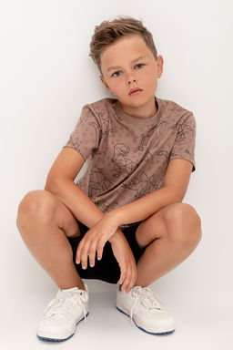 КР 302160/холодный какао,динозавры к404, фуфайка - Crockid фото 3