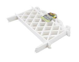 Заборчик садовый 5 секций белый - Полимербыт фото 2