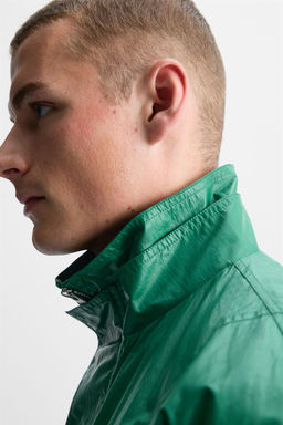 WAXED-EFFECT TECHNICAL JACKET - Zara фото 6