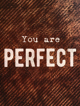 Пакет подарочный вертикальный YOU are PERFECT, 26×32×12 см