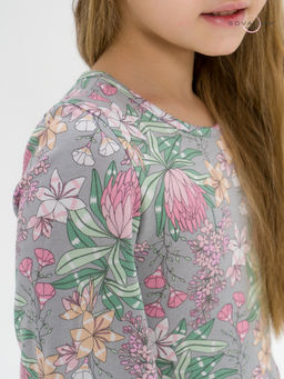 Платье Моана цветы на сером - Sovalina фото 15