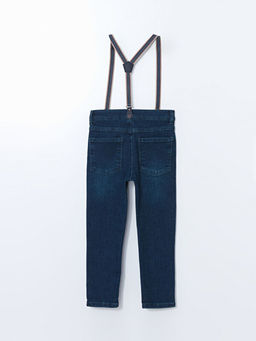Basic Erkek ?ocuk Jean Pantolon ve Pantolon Ask?s? 2li