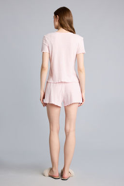 %100 Pamuk Regular Fit 2li Pijama Tak_m_ - Defacto фото 7
