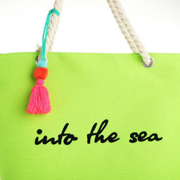 Сумка пляжная Into the sea, 50*34,5*14 см, зелёный цвет - Nazamok фото 10