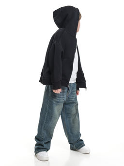 Зипка толстовка для мальчика с шевроном 22-0430 графит - Mini maxi фото 20