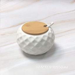 Сахарница 550 мл с ложкой / SWR-73 /уп 36/