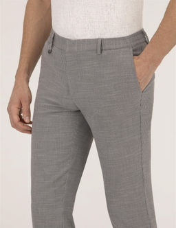 Gri Ex. Slim Fit Kuma_ Pantolon