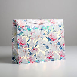 Пакет подарочный голографический, упаковка, Dreams come true, 32?26?12 см