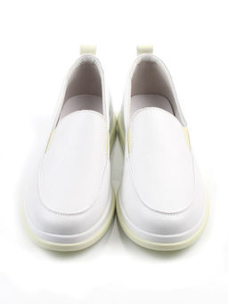 06-M27-6 WHITE Туфли женские (натуральная кожа)