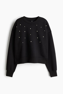 Sudadera oversize con detalles decorativos - H&m фото 4