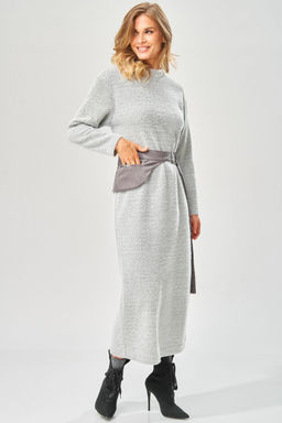 Платье LAIKONY 573 серый зигзаг фото 5