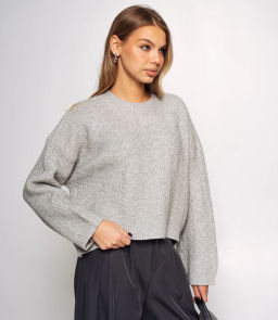 Джемпер #КТ6137, серый