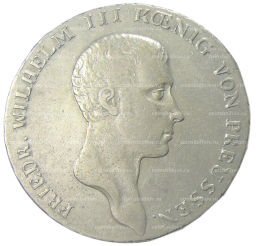 1 рейхсталер 1816 года A Германские государства  Пруссия
