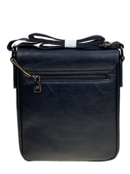 Сумка мужская из натуральной кожи, цвет черный - Greta фото 2