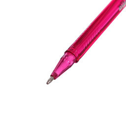 Набор ручек шариковых, 6 цветов, треугольный, тонированный корпус, в блистере на кнопке - Simaland фото 4