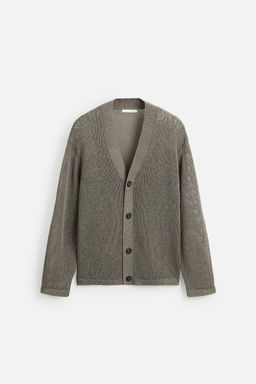 OPEN-KNIT TEXTURED CARDIGAN - Zara фото 7