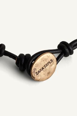 KNTTD LTHR BRCLT - Zara фото 4