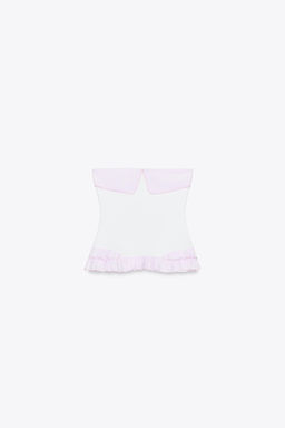 CONTRAST BANDEAU TOP - Zara фото 16