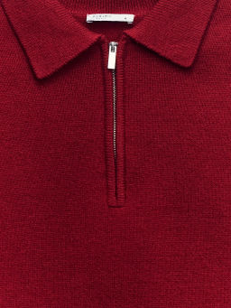 Джемпер поло с молнией / Zarina