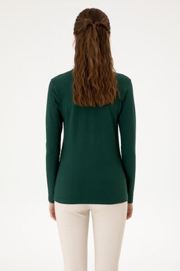 Kad_n Koyu Ye_il Basic Sweatshirt Sepette S_rpriz _ndirim - U.s. polo assn фото 5