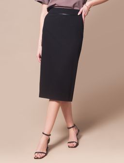 VILATTE / Юбка-карандаш из поливискозы на подкладке