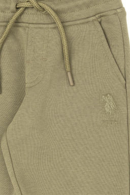 Детские спортивные штаны цвета хаки - U.s. polo assn фото 4