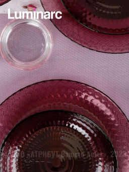 Набор столовый ИДИЛЛИЯ ЛИЛАК 16 предметов со стаканами РОМБ ЛИЛАК 310мл /Люминарк/ - Luminarc фото 7