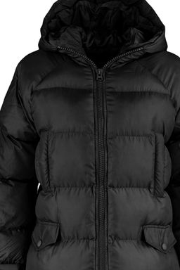 TRENDYOLMILLA Siyah Kapusonlu Su Itici Sisme Mont TWOAW23MO00249  фото 7