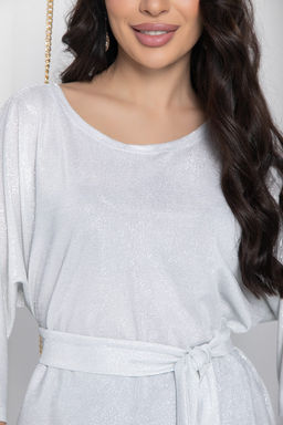 Блуза Праздник души (белая) Б12133 - Lt collection фото 3