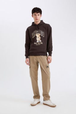 Kargo Cepli Duz Paca Pantolon