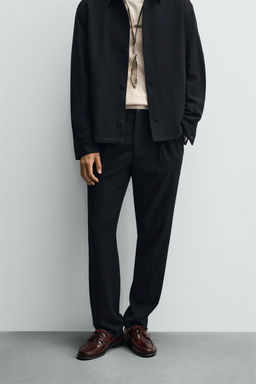 PLEATED REGULAR FIT TROUSERS - Zara фото 2