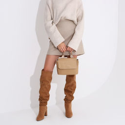 Сумка-мессенджер на клапане, цвет бежевый - Simaland фото 7