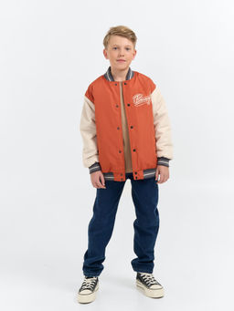 Бомбер с утеплителем Мандарин 7+