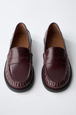 LEATHER LOAFERS - Zara фото 14