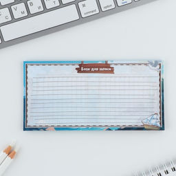 Блок для записи с отрывными листами, 30 л Морской бой