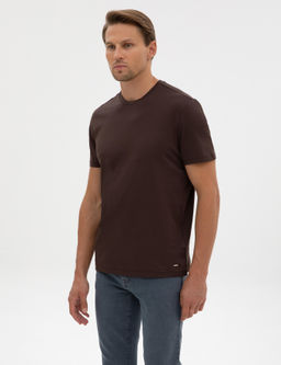 Kahverengi Slim Fit Basic Ti__rt - Pierre cardin фото 3