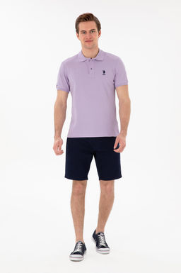 Erkek Slim Fit Polo Yaka Lila Basic Ti__rt Sepette S_rpriz _ndirim - U.s. polo assn фото 4