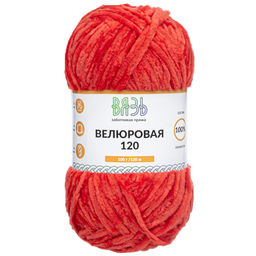 Велюровая 120 пряжа "ВЯЗЬ"ТМ 100%полиэстер 3х100гр/120м
