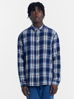 Рубашка мужская хлопковая в синюю клетку синяя клетка 111906 - Mark formelle фото 3