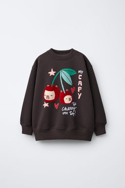 FLOCK CHERRY CAPYBARA CAPYFUN  SWEATSHIRT - Zara фото 5