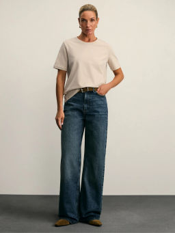 Базовая футболка из хлопка / Zarina  фото 2