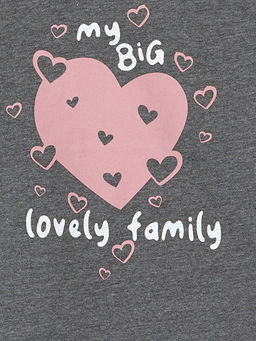 Bisiklet Yaka Uzun Kollu Bask?l? K?z Bebek Ti??rt 2li - Waikiki фото 3