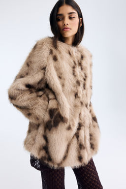 Abrigo efecto pelo - H&m фото 7