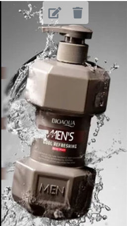 Гель для душа с ароматом мужского парфюма BIOAQUA Ocean Cool refreshing Body Wash, 500 мл