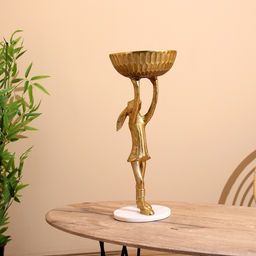 Конфетница Кролик, 24?24?54 см, алюминий