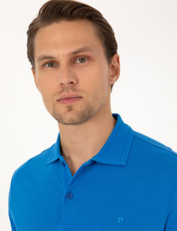 Sax Slim Fit %100 Pamuk K_vr_lmaz Polo Yaka Basic Ti__rt