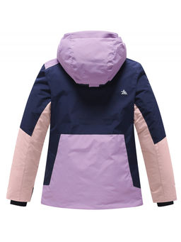 Горнолыжный костюм зимний для девочки фиолетового цвета 9518F - Valianly фото 4