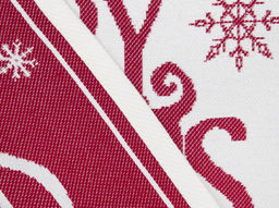 9с25.110ж1 Merry Christmas(ДТЭ бордовый) Салфетка 50х50см